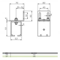Držák profilu-boční 23V - foto č. 2