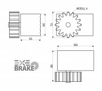 Držák pro brzdu EXE BRAKE - foto č. 7